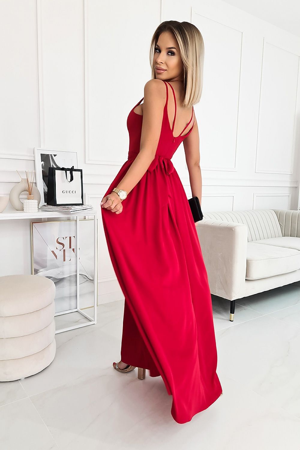  Langes Kleid model 163797 Bicotone 